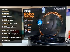 Eureka Forbes Robo Vac N Mop | Unboxing | Setup | Demo
