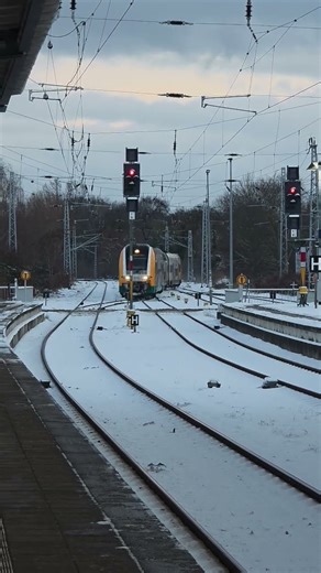 Snowy Train Ride in Germany | Pure Winter Magic #Germany #WinterInGermany #trainjourneys