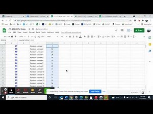 (11-23) Creating a Random Sample in Google Sheets