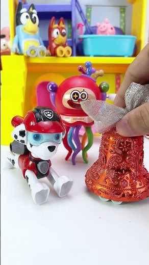 PAW Patrol Toys: Marshall vs Bluey Family #pawpatrol #short #marshall #bluey #funny