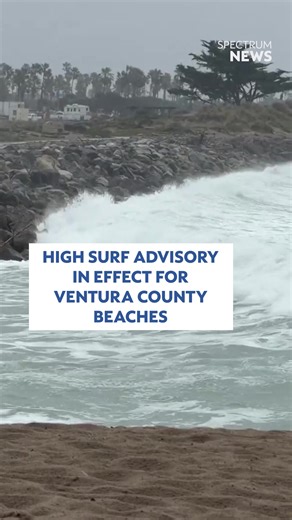 High surf and strong winds have moved into Ventura County, bringing rough conditions to local beaches. #socal #localnews