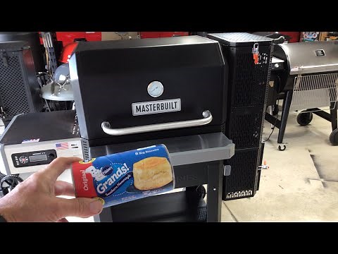 Masterbuilt 1050 Gravity Series Charcoal Grill / Burn In, Biscuit Test, First Cook,Awesome!
