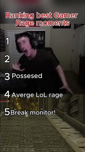 Ranking best gamer rage moments!