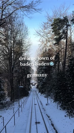 quick getaway in baden baden ❄️ i swear the christmas vibes were OFF THE CHARTS here - the restaurants are decked out in christmas decos. their thermal baths are truly an experience too :”) i would die to go again during winter . . . . . #germany #badenbaden #travel #winter #thermalbaths