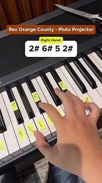 Old enough to understand 🫠 (Pluto Projector) #pianotutorial #plutoprojector #rexorangecountry