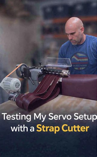 Testing my servo setup with a strap cutter