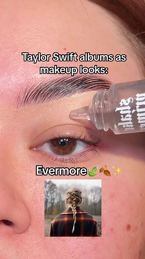 Evermore✨🍃🍂 Which Taylor Swift era do you want to see next? #fyp #evermore #theerastour #tstheerastour #makeup #makeuptutorial