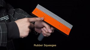 eazer Professional Window Squeegee, 2-in-1 Rotatable Squeegee for Window Cleaning Kit, Window Cleaner Tool, Window Washing Equipment Kit with Extension Pole (20''-30'') for Shower/Windshield - 2 Head