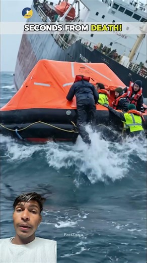 Ship Capsizes Suddenly! How To Survive At Sea #shorts #ocean 😨😱