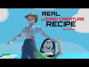 [REAL] lizard creature recipe in pop it trading !!