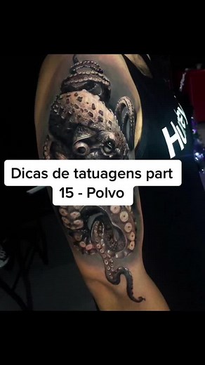 Dicas de tatuagem e seu significado part 15 - Polvo #fy #viral #foryou #tatuagem #tatto
