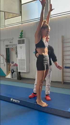 Epic Gymnastics Fail Turned PERFECT Landing! 😱🤸‍♀️- Back Handspring balk flip