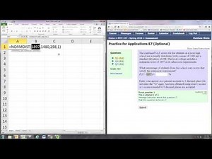 E7 Practice Application 1 Excel