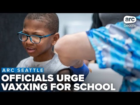 Washington health officials urge parents to update children's vaccines before school