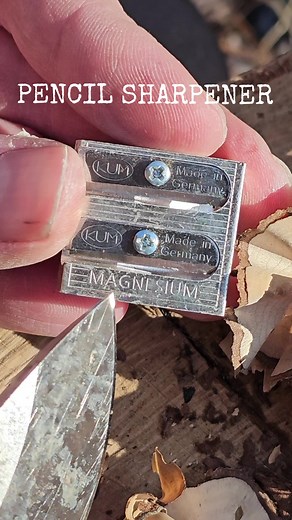 Astonishing Survival Uses for Magnesium Pencil Sharpeners