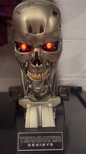Terminator Genesis Endoskeleton Life Sized Bust By Chronicle Collectibles #terminator