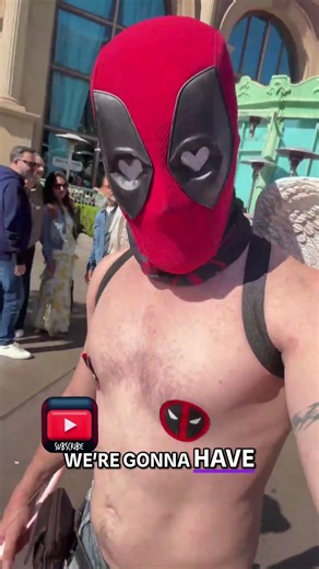 Deadpool & Labubu: Epic Intro, Valentine's Vibes & Wild Fun! #shorts