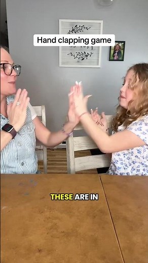 Hand clapping games! 🥰 #games #momlife #funny