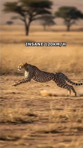 Cheetah Running at 120 km/h – Fastest Land Animal in Action #Cheetah #Wildlife #FastestLandAnimal