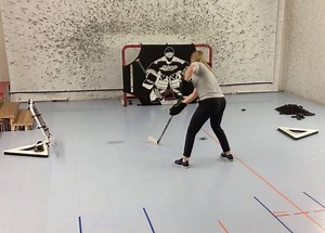 154 reactions · 18 shares | This is WAY HARDER than it looks! Dueling PassMasters allow multitasking during your hockey dryland training. | Sniper's Edge Hockey | Facebook