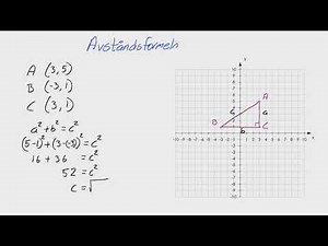 Matte 2 - Adam - Geometri - Avståndsformeln