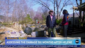 240K views · 2.7K reactions | “We don't want to just survive. We want to thrive.” Asheville residents share how they are rebuilding their community, just six months after the region was devastated by Hurricane Helene. HOW TO HELP: https://abcnews.link/o2zq3TX | Good Morning America | Facebook
