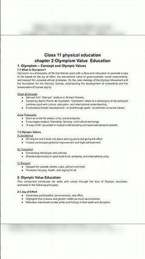 CBSE CLASS 11TH PHYSICAL EDUCATION CHAPTER 2 NOTES | CLASS 11TH PHYSICAL EDUCATION #cbse #syllabus