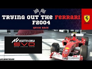 Quick Race in Assetto Corsa EVO | Ferrari F2004 🏎️🔥 | Pure Speed & Precision