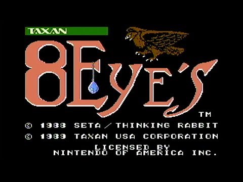 8 Eyes (Taxan, 1990) - NES Gameplay