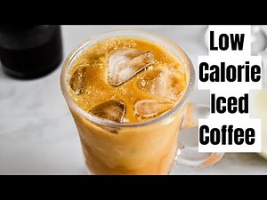 How to make Low Calorie Iced Coffee at home @Palate's Desire