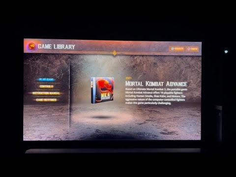 Mortal Kombat Advance single credit playthrough (MK Legacy Kollection)