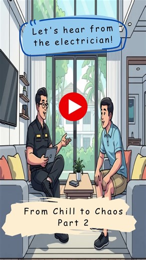 After the sudden blackout in Part 1, a licensed electrician arrives to find out what really caused the chaos. In this episode, we uncover the hidden problems inside the distribution board (DB box) and explain why the RCCB tripped. You’ll learn: • How electricians troubleshoot a power trip • Common causes of tripping (faulty appliances, wiring issues, water leaks) • Why testing your RCCB regularly is crucial • The importance of safe installation in every Singapore home This is the follow-up to Ch