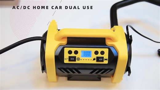 HF6788 High Pressure Digital Display air Compressor Extra Storage Bag Tire Inflator Digital Durable Air Pump