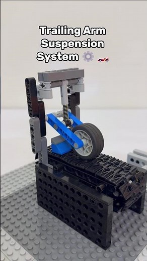 Mechanical Logic: Trailing Arm Suspension System⚙️🏎️#LegoTechnic#Engineering