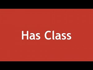 [ jQuery In Arabic ] #43 - Html/Css Reference - Has Class