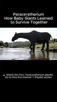 Paraceratherium: How Baby Giants Learned to Survive Together #Paraceratherium #babygiant #survive