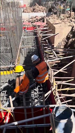 Pouring concrete for pile cap #construction #shorts #building #civilengineeringgroups