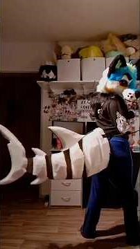 Making of - Super Motion Tail (Vex the Sharkhybrid) #supermotion #fursuittail #fursuit #furry #tail