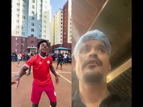 IshowSpeed vs The Tallest Man in Africa 😱❤️#ishowspeed #youtubeshort #birdtrend #ronaldo