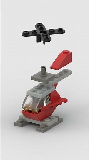LEGO Set 7222. Small Red Helicopter Polybag
