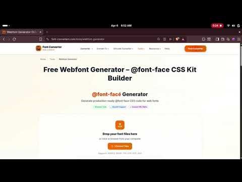 Webfont Generator in 1 Minute ⚡ Convert Fonts for Website Use