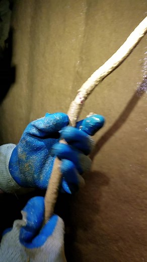 Flowstone covered rope! | TAG Caver