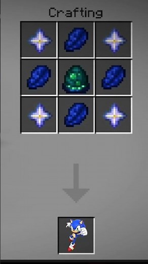 How to make Sonic 🤣😁 #minecraft #gaming #viral #shortvideo #shorts #short #youtube