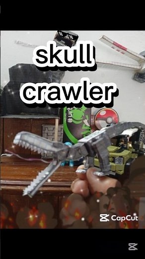 cómo hacer un papercraft del skull crawler version miniatura 🤩#papercraft#minecraft#skullcrawler#