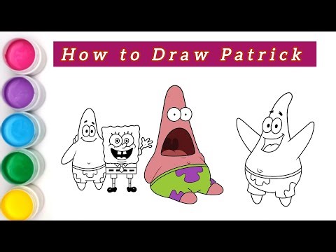 Patrick and SpongeBob in 3 Different Drawing Styles | Easy Cartoon Art for Kids