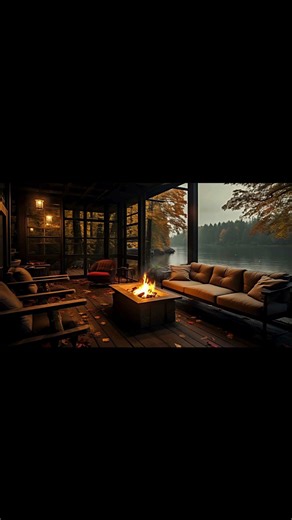 🔥 Cozy Hut Fireplace – Relaxing Fire Sounds
