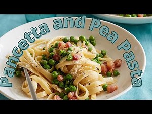 Kitchen Hero: Pancetta and Pea Pasta-QUICK AND EASY