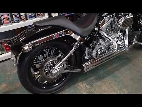 Legend Suspension air ride system installed on a 2003 Harley Davidson Anniversary Softail.
