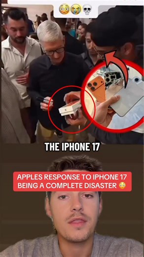 THE IPHONE 17 PRO MAX SCRATCH ISSUE AT LAUNCH 😳 vs air camera apple tim cook movie new drop test breaking 😓 what do you think? 👀 | Nicholas Piff Peterson