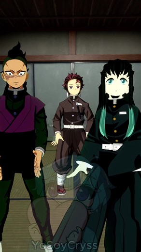 Enseñándole los trends a genya y tanjiro #tokito #tyladance #trend #fyp #tokitomuichiro